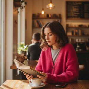 Major Label Group Pink Wool Blend Cardigan Sweater Size Large